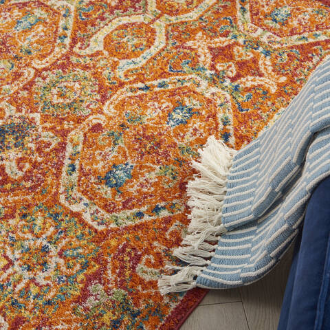 Nourison Allur Red 53 X 73 Area Rug 805-140496 Image 4