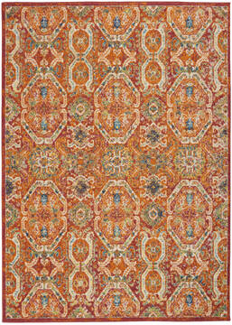 Nourison Allur Red 5'3" X 7'3" Area Rug  805-140496
