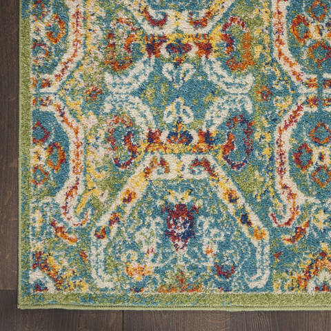 Nourison Allur Blue 53 X 73 Area Rug 805-140498 Image 1