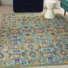 Nourison Allur Blue 53 X 73 Area Rug  805-140498 Thumb 3