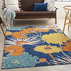 Nourison Allur Blue 40 X 60 Area Rug  805-140501 Thumb 3