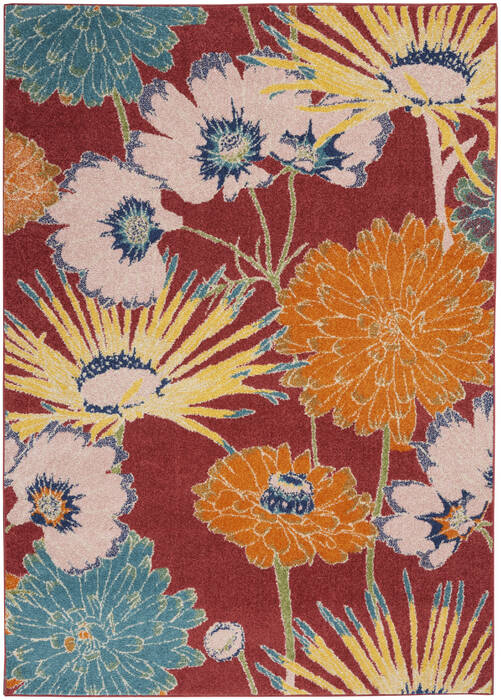 Nourison Allur Red 53 X 73 Area Rug 805-140504 Image 0