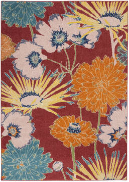 Nourison Allur Red 5'3" X 7'3" Area Rug  805-140504