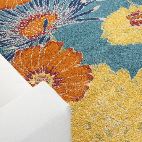 Nourison Allur Blue 40 X 60 Area Rug 805-140505 Image 4