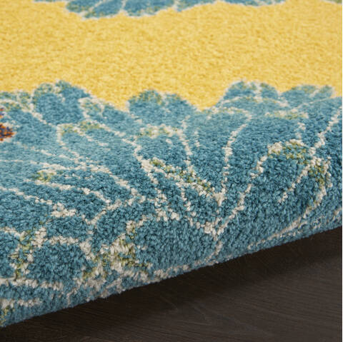 Nourison Allur Yellow 40 X 60 Area Rug 805-140507 Image 2