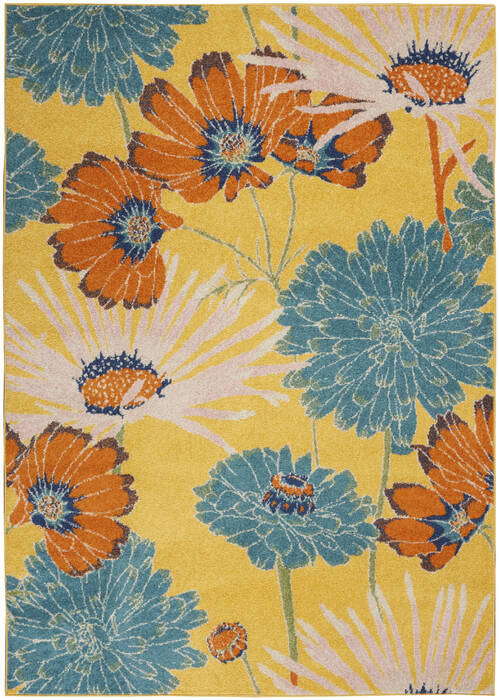 Nourison Allur Yellow 40 X 60 Area Rug 805-140507 Image 0