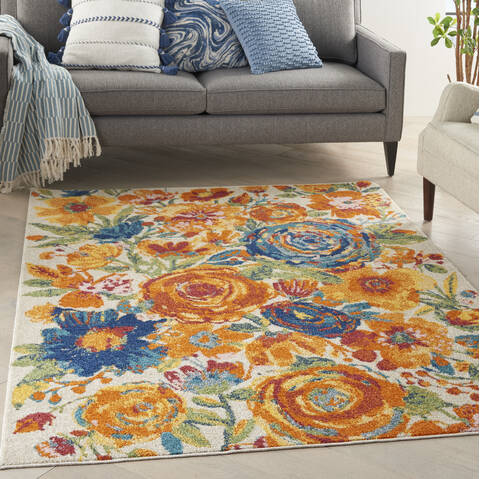 Nourison Allur Beige 40 X 60 Area Rug 805-140509 Image 3