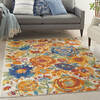 Nourison Allur Multicolor 53 X 73 Area Rug  805-140510 Thumb 3