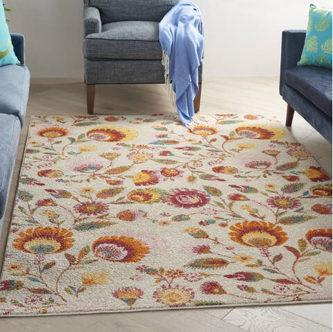 Nourison Allur Beige 40 X 60 Area Rug 805-140511 Image 3