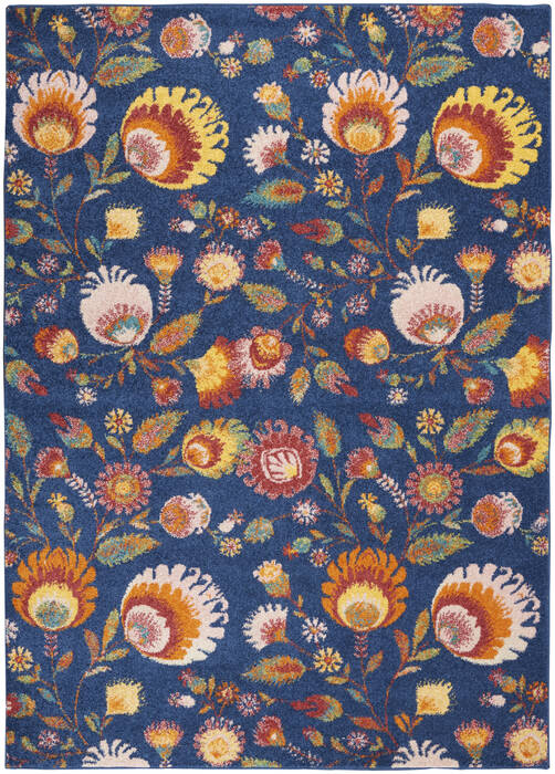 Nourison Allur Blue 40 X 60 Area Rug 805-140513 Image 0