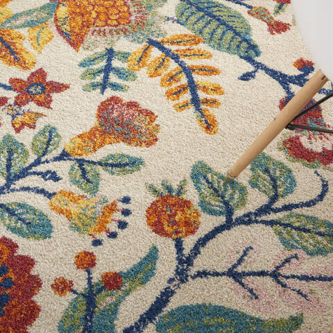 Nourison Allur Beige 53 X 73 Area Rug 805-140518 Image 4