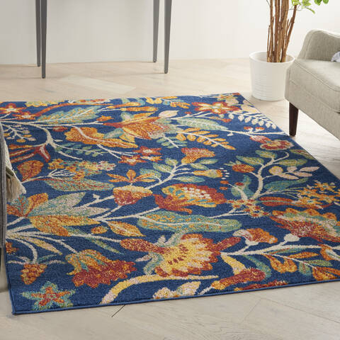 Nourison Allur Blue 40 X 60 Area Rug 805-140519 Image 3