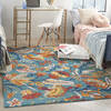 Nourison Allur Blue 40 X 60 Area Rug  805-140521 Thumb 3