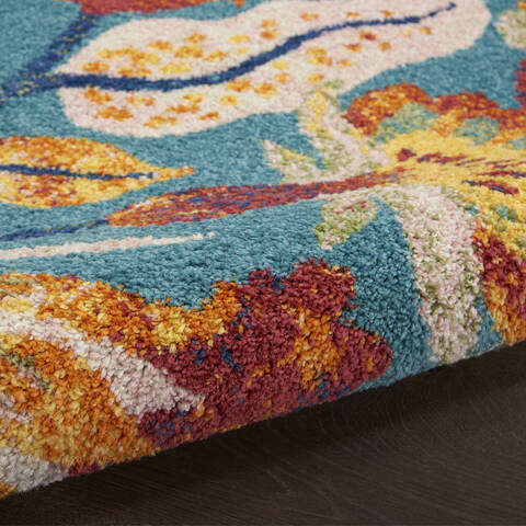Nourison Allur Blue 53 X 73 Area Rug 805-140522 Image 2