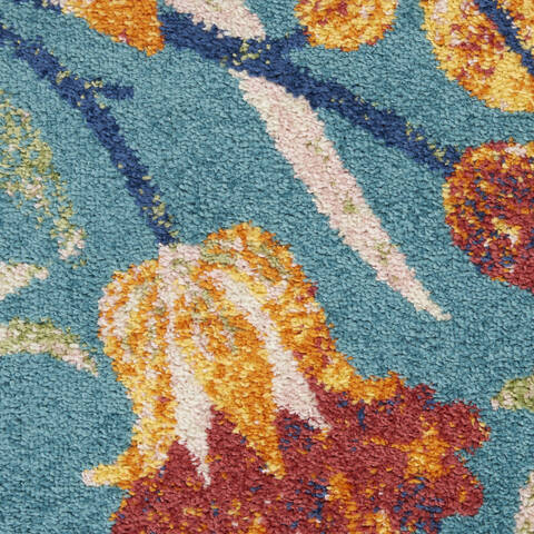 Nourison Allur Blue 53 X 73 Area Rug 805-140522 Image 5