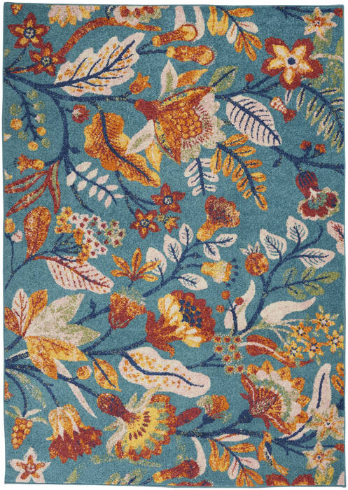 Nourison Allur Blue 53 X 73 Area Rug 805-140522 Image 0