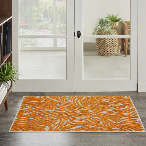 Nourison Aloha Orange 28 X 40 Area Rug 805-140523 Image 3