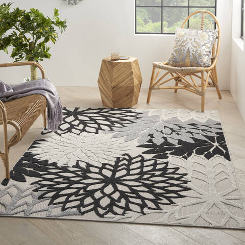 Nourison Aloha Black 36 X 56 Area Rug 805-140524 Image 3