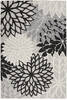 nourison_aloha_collection_black_area_rug_140524