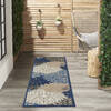 Nourison Aloha Blue Runner 20 X 60 Area Rug 805-140529 Thumb 4