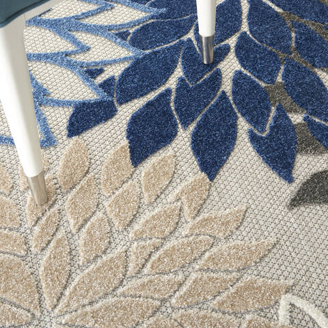 Nourison Aloha Blue 53 X 75 Area Rug 805-140536 Image 4