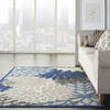 Nourison Aloha Blue 53 X 75 Area Rug  805-140536 Thumb 3