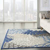 Nourison Aloha Blue 53 X 75 Area Rug  805-140536 Thumb 5