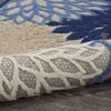 Nourison Aloha Blue Round 53 X 53 Area Rug  805-140537 Thumb 2