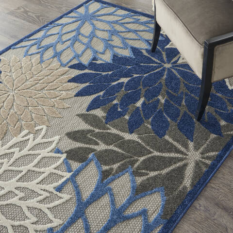 Nourison Aloha Blue 60 X 90 Area Rug 805-140538 Image 4
