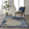 Nourison Aloha Blue 60 X 90 Area Rug  805-140538 Thumb 3