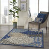 Nourison Aloha Blue 60 X 90 Area Rug  805-140538 Thumb 5