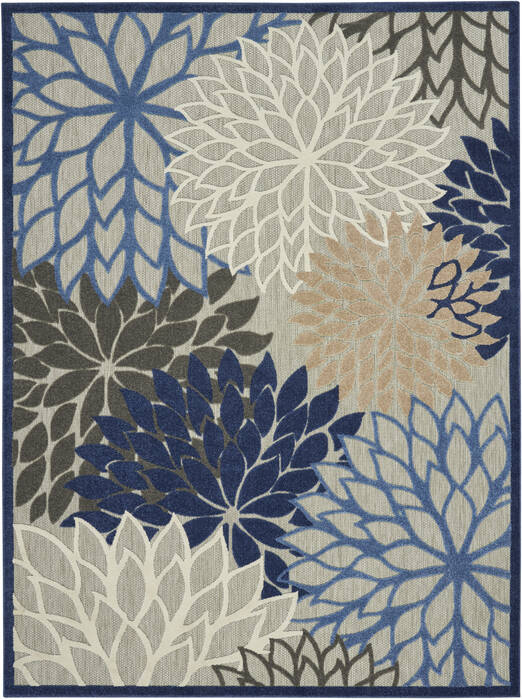 Nourison Aloha Blue 70 X 100 Area Rug 805-140539 Image 0