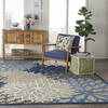 Nourison Aloha Blue 70 X 100 Area Rug  805-140539 Thumb 5