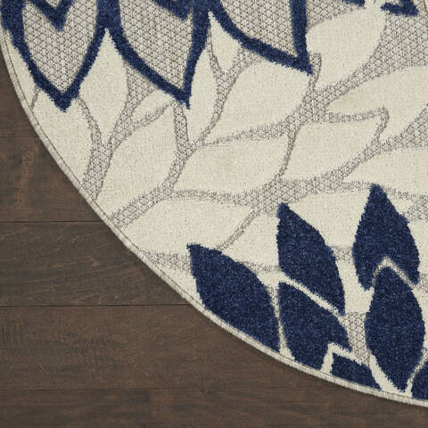 Nourison Aloha Beige Round 53 X 53 Area Rug 805-140551 Image 1