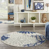 Nourison Aloha Beige Round 53 X 53 Area Rug 805-140551 Thumb 3