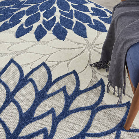 Nourison Aloha Beige Round 710 X 710 Area Rug 805-140555 Image 4