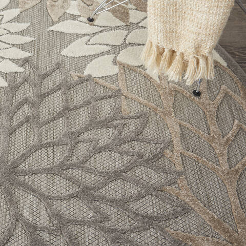 Nourison Aloha Blue Round 53 X 53 Area Rug 805-140565 Image 4