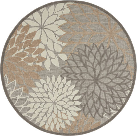 Nourison Aloha Blue Round 53 X 53 Area Rug 805-140565 Image 0