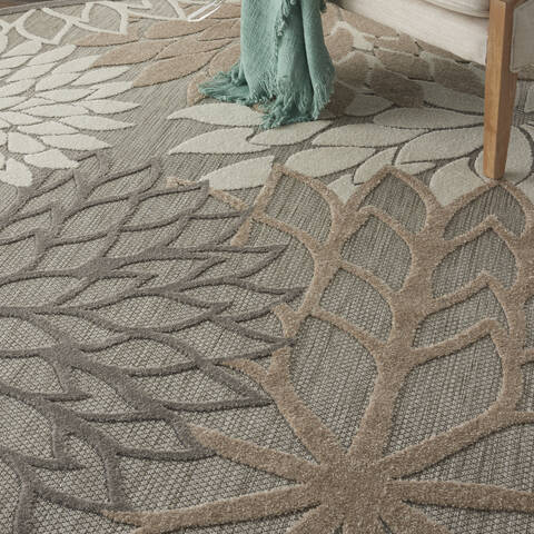 Nourison Aloha Blue Round 710 X 710 Area Rug 805-140569 Image 4