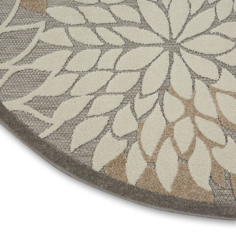 Nourison Aloha Blue Round 710 X 710 Area Rug 805-140569 Image 5