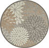 Nourison Aloha Blue Round 710 X 710 Area Rug 805-140569 Thumb 0
