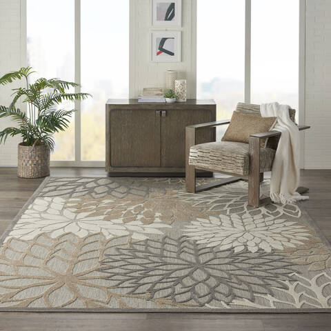 Nourison Aloha Blue 96 X 130 Area Rug 805-140570 Image 3