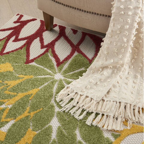 Nourison Aloha Red 36 X 56 Area Rug 805-140571 Image 4