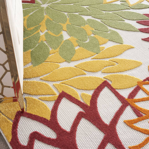 Nourison Aloha Red 710 X 106 Area Rug 805-140574 Image 4