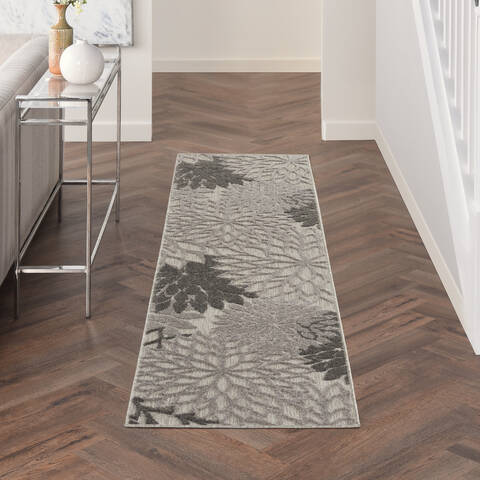 Nourison Aloha Grey Runner 23 X 80 Area Rug 805-140579 Image 3