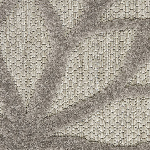 Nourison Aloha Grey Round 53 X 53 Area Rug 805-140584 Image 5
