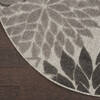 Nourison Aloha Grey Round 53 X 53 Area Rug 805-140584 Thumb 1