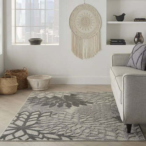 Nourison Aloha Grey 60 X 90 Area Rug 805-140585 Image 3