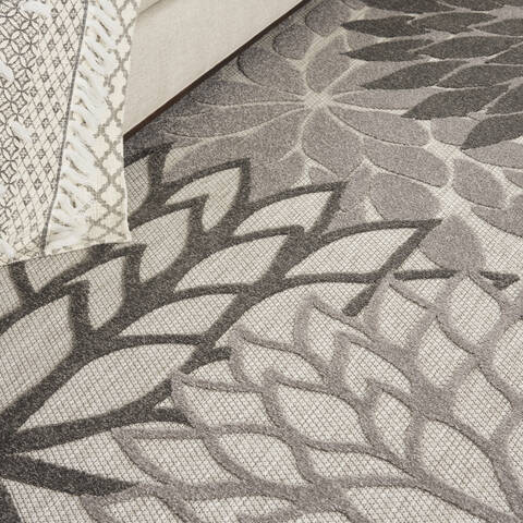 Nourison Aloha Grey 70 X 100 Area Rug 805-140586 Image 4