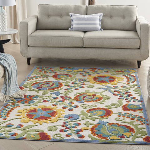 Nourison Aloha Beige 53 X 75 Area Rug 805-140591 Image 3